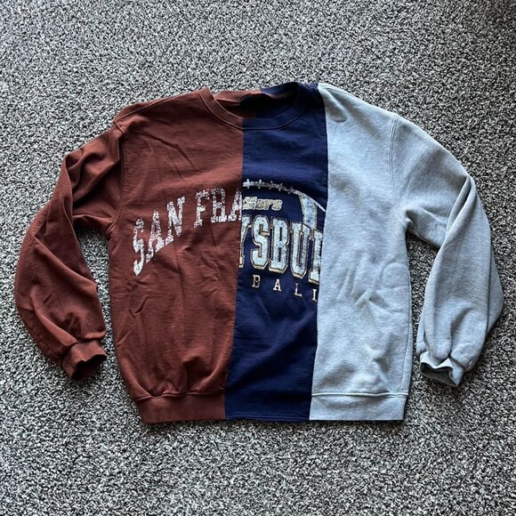 Urban Outfitters Other - Urban Outfitters Spliced Oversized Crewneck, Patchwork Crewneck, Cozy Pullover